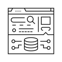 trust signals seo line icon illustration vector