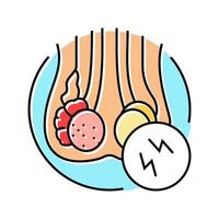 urodynamic testing urology color icon illustration vector