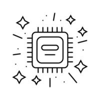 cutting edge technology tech enthusiast line icon illustration vector
