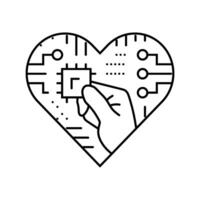 diy electronics tech enthusiast line icon illustration vector