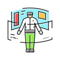 innovation seeker tech enthusiast color icon illustration vector