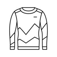 compression clothing line icon illustration vector