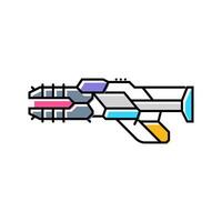 hacker mask cyberpunk color icon illustration vector