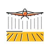 crop rotation farmer color icon illustration vector
