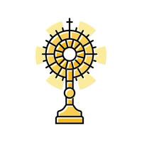 corpus christi feast catholic holiday color icon illustration vector