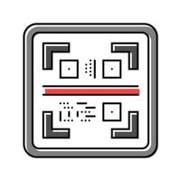 scan me product label caution color icon illustration vector