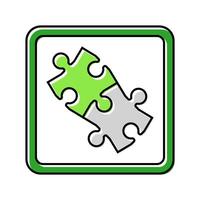 zero toxins product label caution color icon illustration vector
