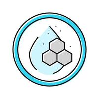 clean formula label product caution color icon illustration vector