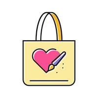 patchwork jacket diy fashion handmade color icon illustration vector