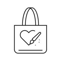 patchwork jacket diy fashion handmade line icon illustration vector