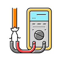 insulation check audit energy color icon illustration vector