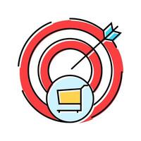 purchase intention consumer behavior color icon illustration vector