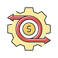 automation technical sales engineer color icon illustration vector