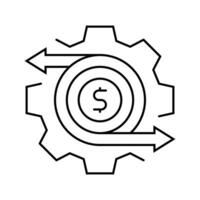automation technical sales engineer line icon illustration vector