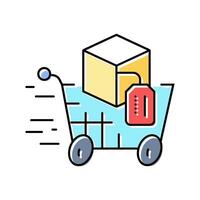 acceleration technical sales engineer color icon illustration vector