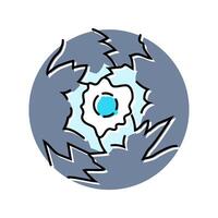 ball lightning unsolved mystery color icon illustration vector