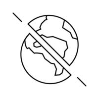 the existence of parallel universes line icon illustration vector