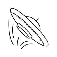 plate tectonics unsolved mystery line icon illustration vector