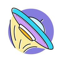 plate tectonics unsolved mystery color icon illustration vector