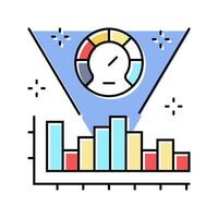 performance measurement business process color icon illustration vector