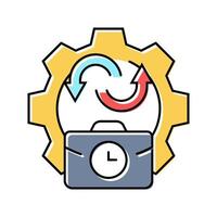 automation modern business color icon illustration vector