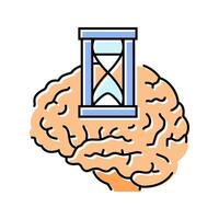 calendar brainstorm color icon illustration vector