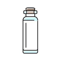 vial glass package color icon illustration vector