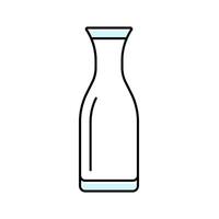 carafe glass package color icon illustration vector