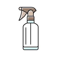 spray bottle glass package color icon illustration vector