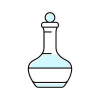 decanter glass package color icon illustration vector