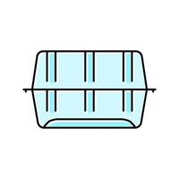 container plastic package color icon illustration vector