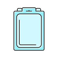 clamshell package plastic package color icon illustration vector