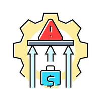 spending limits budget planning color icon illustration vector