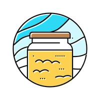 ghee ayurveda color icon illustration vector