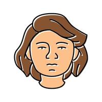 pride woman expression color icon illustration vector