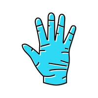 gloves for food handling color icon illustration vector