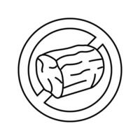 inspection food safety line icon illustration vector
