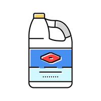 bleach bottle color icon illustration vector