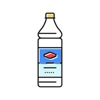 bottle bleach color icon illustration vector