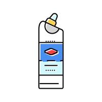 chlorine bleach color icon illustration vector