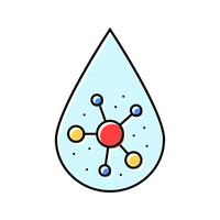 droplet bleach color icon illustration vector