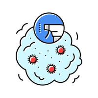 disinfection bleach color icon illustration vector