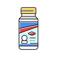 tablet bleach color icon illustration vector
