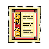 sword byzantine color icon illustration vector