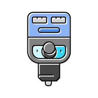 fm transmitter accessory color icon illustration vector