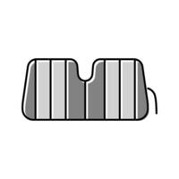 sunshade accessory color icon illustration vector