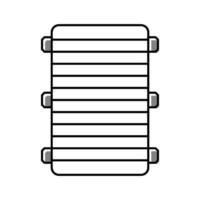 roof rack accessory color icon illustration vector