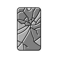 splint for finger fracture color icon illustration vector