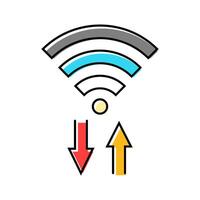 payment progress nfc technology color icon illustration vector