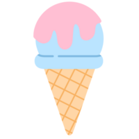 vanilla ice cream with strawberry sauce illustration png